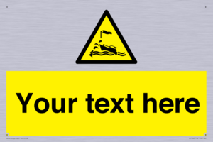 Custom Warning wind over tide conditions